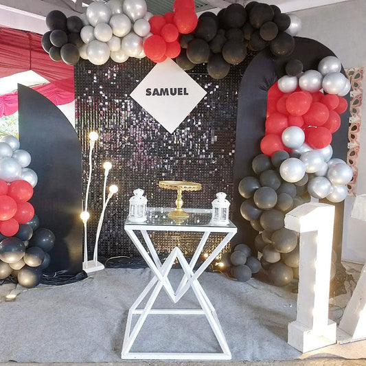 Lofaris Square Shimmer Wall Awesome For Birthday Baby Shower Wedding