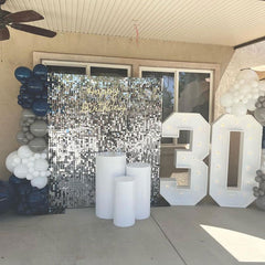 Lofaris Shimmer Wall Backdrop Panels Bling Easy Set Party Favor For Bridal Shower Birthday