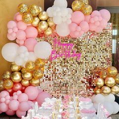 Lofaris Shimmer Wall Backdrop Panels Party Favor Bling Easy Set For Anniversary Proposal