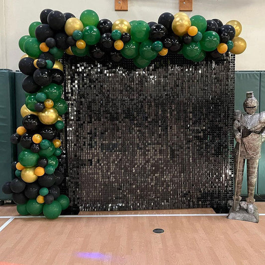 Lofaris Sequin Square Panels Backdrop Favor For Retirement Graduation