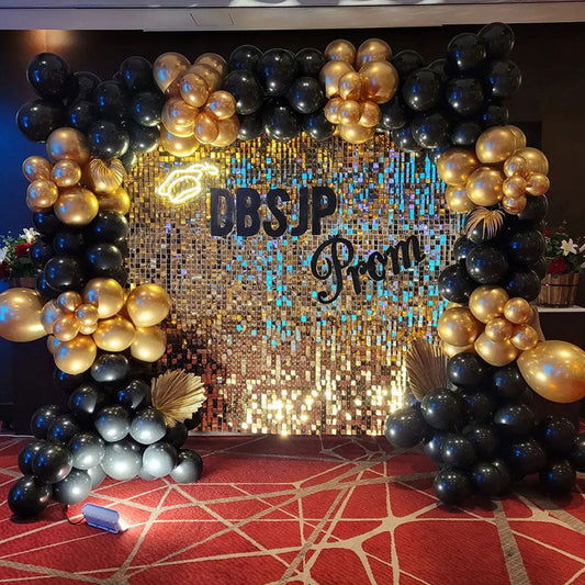 Lofaris Shimmer Wall Mirror Sequin Panel Best For Event Decorations