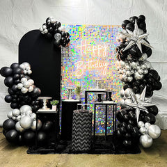 Lofaris Shimmer Wall Backdrop Panels Sequin Easy Set Awesome Party Favor For House Decor