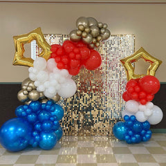 Lofaris Photo Booth Sequin Backdrop Easy Set For Bling Party