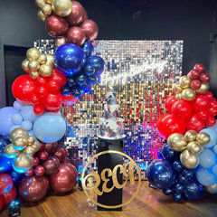 Lofaris Shimmer Wall DIY Sequin Backdrop For Graduations Birthday Party