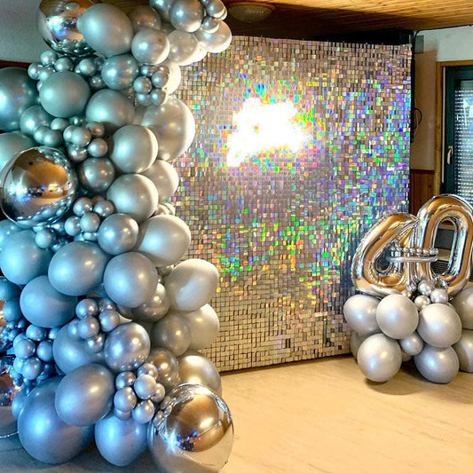 Lofaris Shimmer Wall Backdrop Panels Sequin Easy Set Excellent Party Favor For Event Birthday