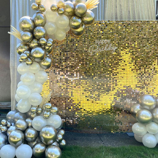 Lofaris Shimmer Panel Backdrop Sequin Excellent Party Supplies