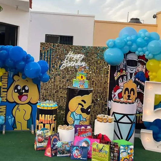 Lofaris Shimmer Backdrop Sequin Wall Panel For Birthday Party Supplies