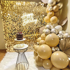 Lofaris Shimmer Wall Panels Backdrop for Prom Birthday Baby Shower Dance Party Favors
