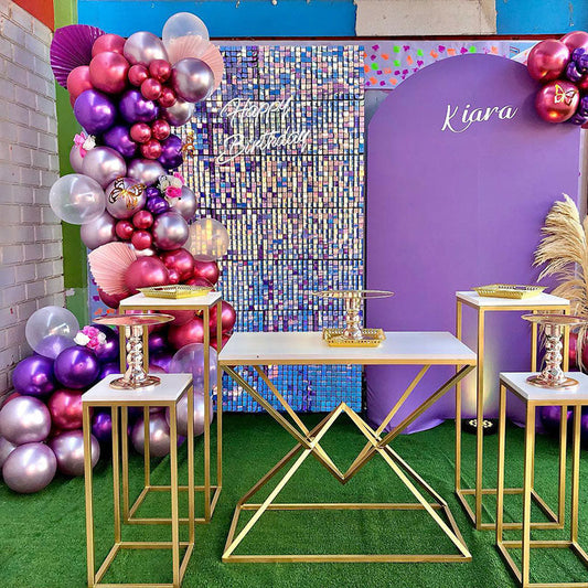 Lofaris Shimmer Wall Panels Backdrop for Prom Birthday Baby Shower Dance Party Favors