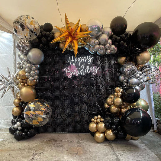 Lofaris Shiny Party Shimmer Wall Backdrop Panels Favor Best For Graduation Birthday Baby Shower