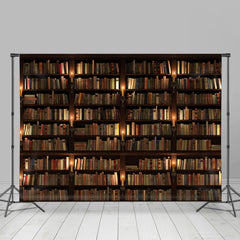Lofaris Simple Bookshelf Lights Back to school Backdrop