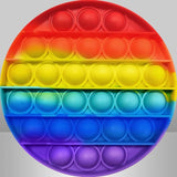 Load image into Gallery viewer, Lofaris Simple Colorful Lovely Pop It Birthday Round Backdrops