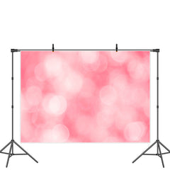 Lofaris Simple Pink Bokeh Photo Backdrop for Birthday Party