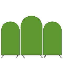 Lofaris Simple Pure Green Theme Birthday Arch Backdrop Kit