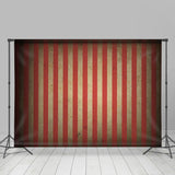 Load image into Gallery viewer, Lofaris Simple Red Vertical Stripes Theme Party Backdrop