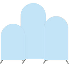 Lofaris Simple Sky Blue Double Sided Party Arch Backdrop Kit