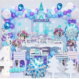 Load image into Gallery viewer, Lofaris Sky Blue 77 Pack Balloon Arch Kit | Winter Chrismas Party Decorations - Purple | White