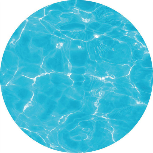 Lofaris Sky Blue Water Summer Theme Circle Backdrp For Party