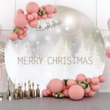 Load image into Gallery viewer, Lofaris Silver Bokeh Merry Chriatmas Backdrop For Party Decro