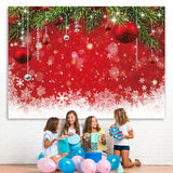 Load image into Gallery viewer, Lofaris Snowy And Glitter Christmas Tree Backdrop For Party