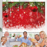 Load image into Gallery viewer, Lofaris Snowy And Glitter Christmas Tree Backdrop For Party