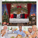 Load image into Gallery viewer, Lofaris Soft And Comfortable House With Christmas Backdrop