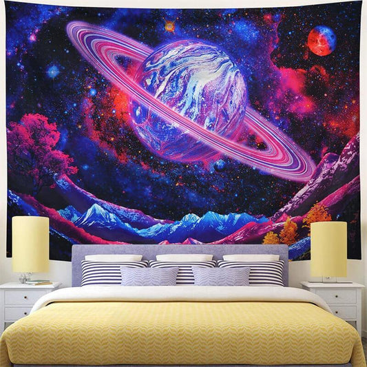Lofaris Spectacular 3D Printed Galaxy Still Life Wall Tapestry