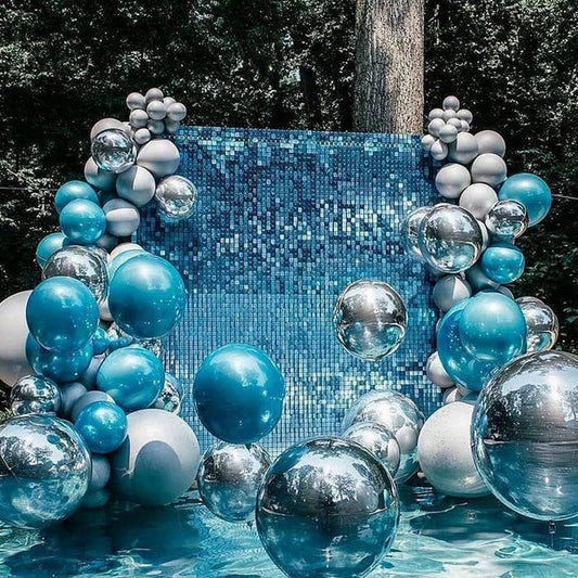 Lofaris Square Shimmer Wall Panels Decorations Best Party Decor