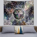 Load image into Gallery viewer, Lofaris Starry Sun Star Bohemian Mandala Moon Wall Tapestry