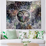 Load image into Gallery viewer, Lofaris Starry Sun Star Bohemian Mandala Moon Wall Tapestry
