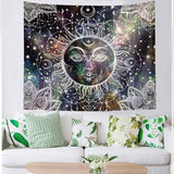 Load image into Gallery viewer, Lofaris Starry Sun Star Bohemian Mandala Moon Wall Tapestry