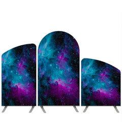 Lofaris Starry Theme Universe Galaxy Arch Backdrop Kit