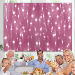 Lofaris Stars White Glitter Bokeh Photo Backdrop for Party