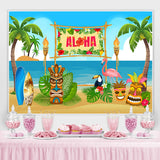 Load image into Gallery viewer, Lofaris Summer Aloha Photo backgruond Beach Wooden Sculpture