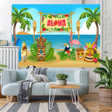Load image into Gallery viewer, Lofaris Summer Aloha Photo backgruond Beach Wooden Sculpture