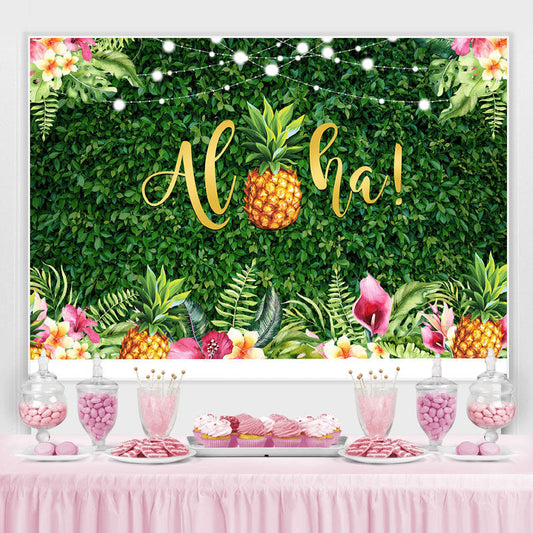 Lofaris Summer Aloha Photoshoot backgruonds for BabyShower