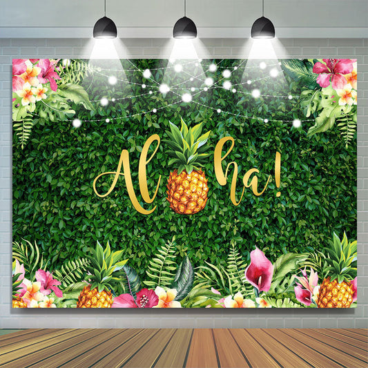 Lofaris Summer Aloha Photoshoot backgruonds for BabyShower