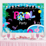 Load image into Gallery viewer, Lofaris Summer Pool Party Photoshoot backdrop Photo Booth Prop