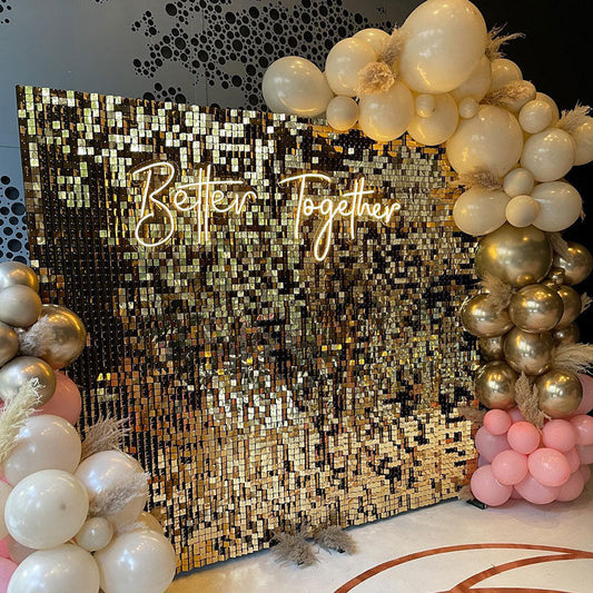 Lofaris Summer Shimmer Sequin Square Backdrop Favor For Bridal Shower