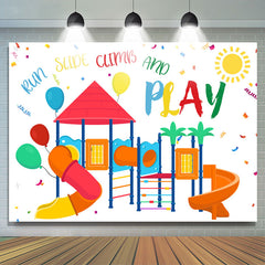 Lofaris Summer Water Park Play Party Backdrop For Adults
