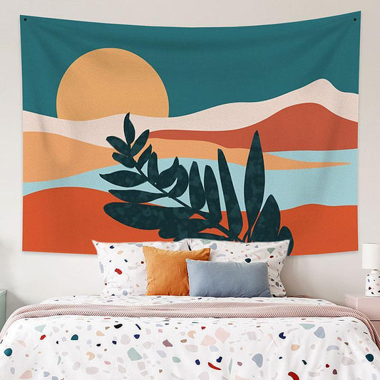 Lofaris Sun Mountain Bohemian Room Decoration Wall Tapestry