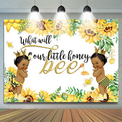 Lofaris Sunflower Gender Reveal Party Backdrop for Baby Shower