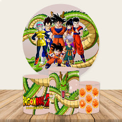 Lofaris Super Saiyan Dragon Ball Cartoon Circle Backdrop Kit