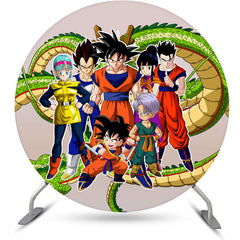 Lofaris Super Saiyan Dragon Ball Cartoon Circle Backdrop Kit