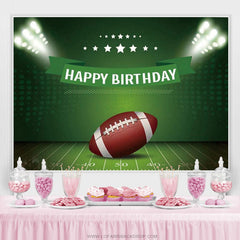 Lofaris Superbowl American Football Birthday Party Backdrop