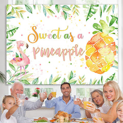 Lofaris Sweet As A Pineapple Backdrop for Baby Shower Party