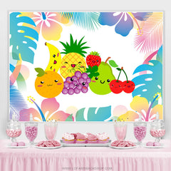 Lofaris Sweet Furit Summer Leaves Party Event Backdrop
