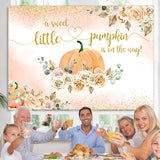 Load image into Gallery viewer, Lofaris Sweet Little Pumpkin Is On The Way Baby Shower Backdrop