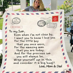 Lofaris Sweet Words To My Daughter Letter Blanket for Gift