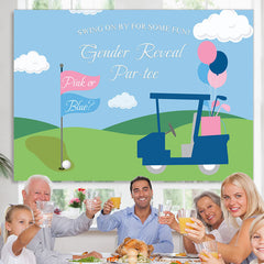 Lofaris Swing On By For Some Fun Gender Reveal Partee Backdrop